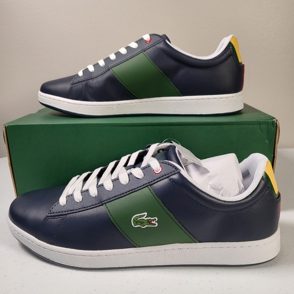 Lacoste Other - Lacoste Mens Carnaby Sneaker Blue/Green Size 11.5